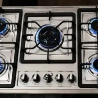 گازصفحه ای استیل پنج شعله