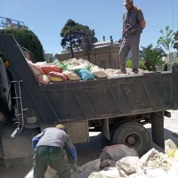 حمل نخاله و مصالح ساختمانی با بادسان و خاور