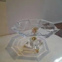 شیرینی خوری پایه دار وشکلات خوری کریستال خارجی