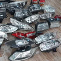 چراغ ماشین اینه سپر سینی فن