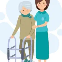 پرستار و مراقبت خانم سالمند