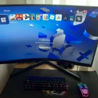 مانیتور ۳۲ اینچ خمیده حرفه ای