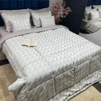روتختی مخمل شانل ژاکارد ۸ تکه با رنگبندی