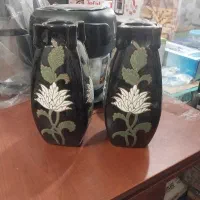 گلدان خارجی گل برجسته جفت