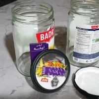 بطری شیشه ای یک کیلویی تعداد بالا
