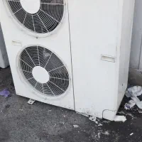 پنل خراب و نشتی دار کولر معیوب