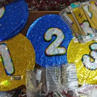 ۱۵۰عدد بادکنک بزرگ و ریسه چراغ