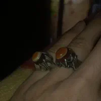 دو جفت انگشتر. باباقوری و عقیق سه پوست