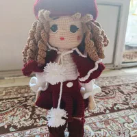 دختر لالین وکیف مکرومه بافی
