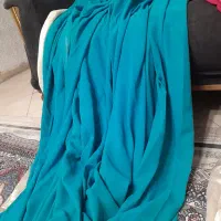 2عددپرده حریر رنگی