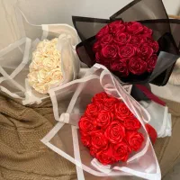 دسته‌گل روبانی