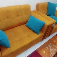 مبلمان سه نفره کار کرده