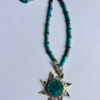 گوشواره و آویز نقره ۹۲۵ دست ساز