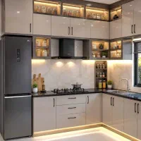 اقساط۷ماه کابینت «هایگلاس» «نئوکلاسیک»آشپزخانه