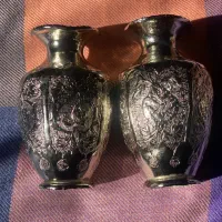 گلدان قدیمی اب نقره