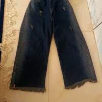 شلوار لی واید دخترانه