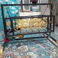 گهواره گل دار|اسباب و اثاث بچه|خاش, |دیوار