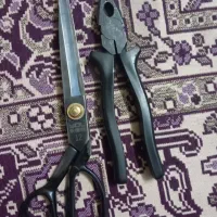 انبر دست و قیچی خیاطی