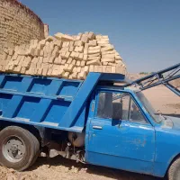 آجر بلوک ماسه خاک شن ریگ پوکه  نخاله نیسان کمپرسی