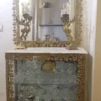 آیینه و کنسول برنجی