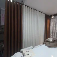 پرده حریر ساده نو ودوخته نشده