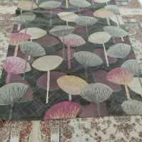 دو عدد فرش فانتزی ویک عدد گلیم