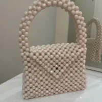 کیف دست دوز مرواریدی