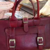 کیف تمام چرم گاوی طبیعی