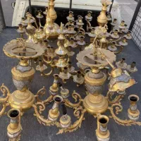خریدار وفروش لوستر اب طلا برنزی وبرنجی وغیره