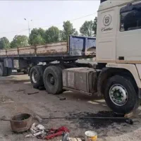 افهاش پره عقب جلو لاستیک24رینگ22/5میدم با رینگ24