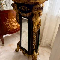 کنسول همراه با آینه و سنگ مرمر