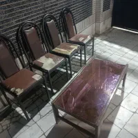 صندلی انتظارو میز عسلی