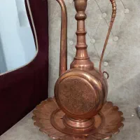 فروش آفتابه لگن مسی نقش برجسته نو