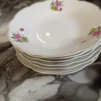 چینی گل سرخ،انواع استیل،دیس،پارچ،همگی قدیمی