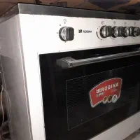 گاز ۵ شعله صفحه شیشه ای جدید در حد نوع