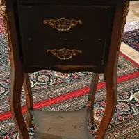 میز تلفن چوبی