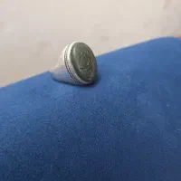 انگشتر یشم یمنی سبز مردانه