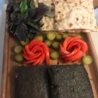 کوکو سبزی وکتلت گوشت و کوکوسیب زمینی
