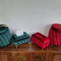 سطل و جادستمال کاغذی مخمل