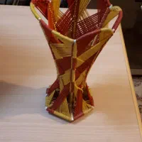 گلدان بافتنی