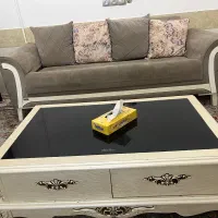 مبل طوسی شیک و راحت مارک NC + ۳ جلو مبلی ست