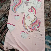پرده دو طرفه تک شاخ سالم و در حد نو
