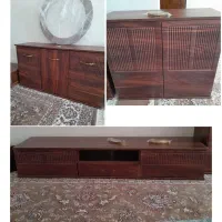 سه تیکه کنسول میز تلویزیون جاکفشی