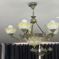 وسایل سالن زیبایی ،لوستر،پرده ،استند لاک