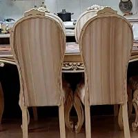 ناهارخوری ۶ نفره کلاسیک سلطنتی چوب راش