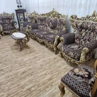 مبلمان سلطنتی تمامآ چوب گردو