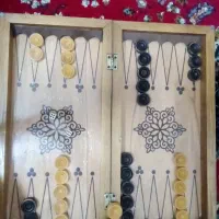 فروش فوری تخته نردچوب یزدپشت نقش شترنج،،