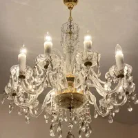 لوستر کریستالی چک