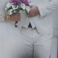 کت و شلوار سفید عروسی