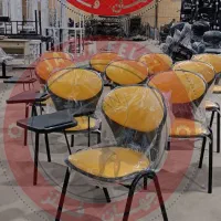 صندلی آموزشی صدفی زرد/دانشجویی دانش آموزی محصلی